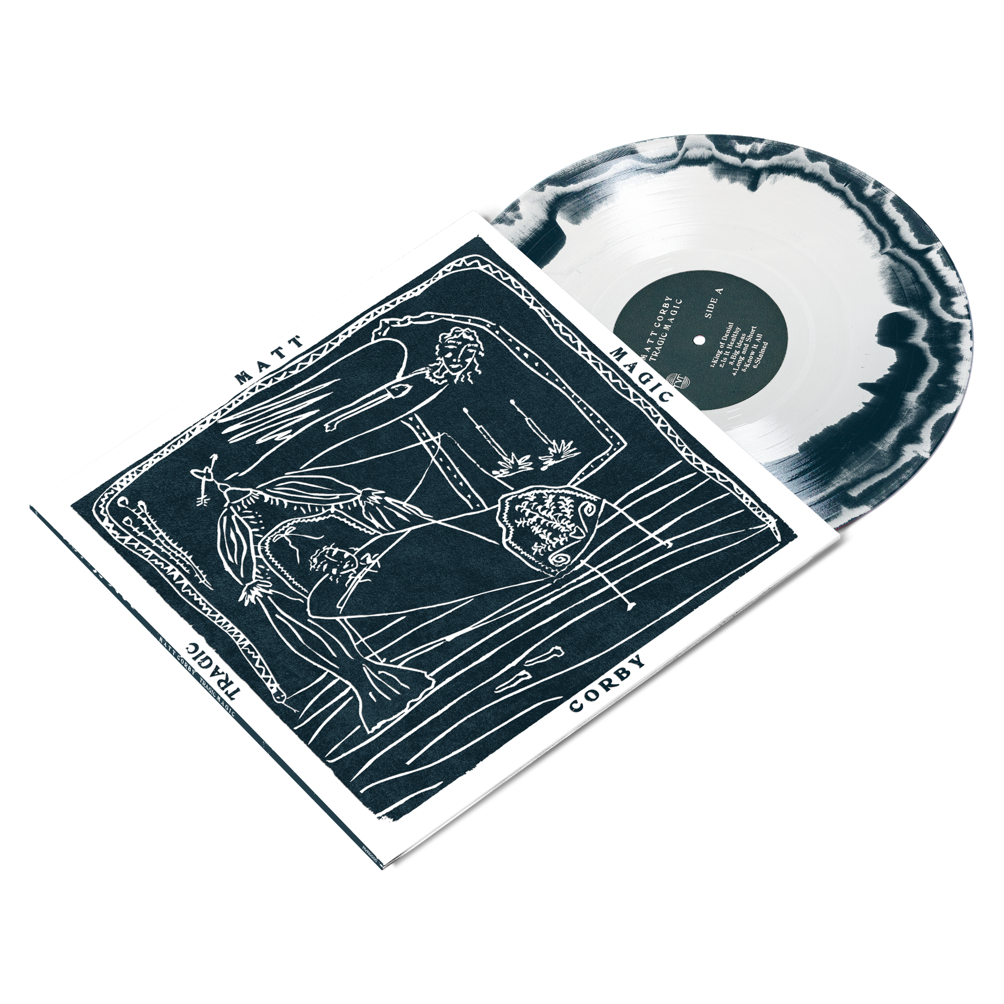 Tragic Magic LP Navy+White (Online Exclusive inc. Signed Art Card)